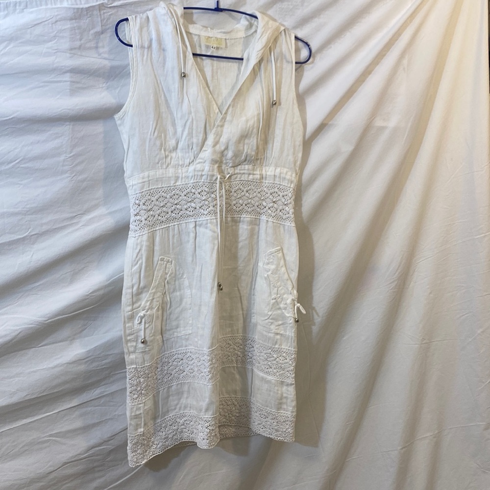 Light milomi Ukrainian brand summertime dress with hood